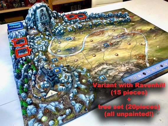Limited**Terrain set compatible with Battle of the five Armies board game (Unpainted!)