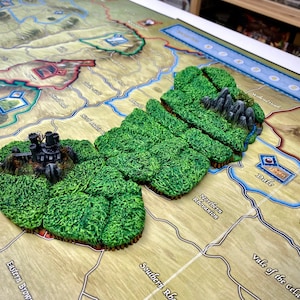 Forest Set compatible with War of the Ring with Strongholds (9 pieces)