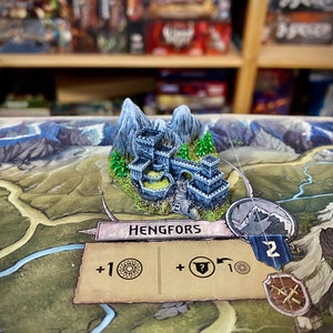 City miniature (#5) compatible with The Witcher Wild Hunt board game or others