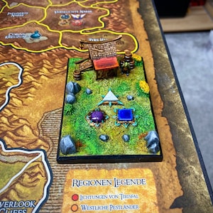 Merchant board compatible with the old WoW board game