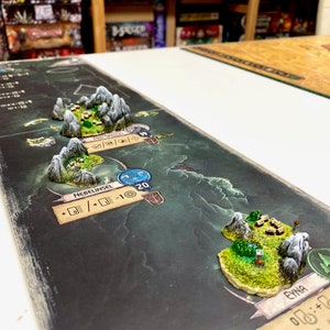 Island Set (3 pieces) compatible with The Witcher Old world board game Skellige or others