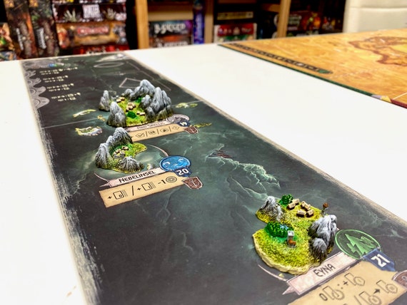 Island Set (3 pieces) compatible with The Witcher Old world board game Skellige or others