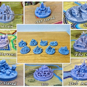 Set 1 - 3D City miniatures compatible with War of the Ring