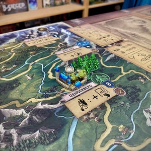 City miniature (#6) compatible with The Witcher Wild Hunt board game or others