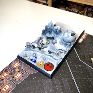 3D Rebel Outpost Variant 2 compatible with Rebellion Board Game