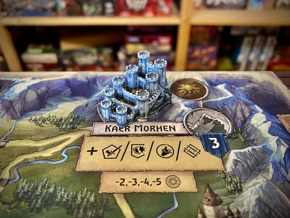 City miniature (#8) compatible with The Witcher Wild Hunt board game or others