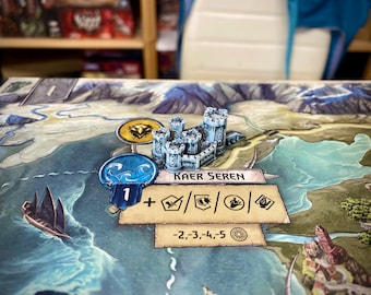 Stronghold miniature (#2) compatible with The Witcher Wild Hunt board game or others