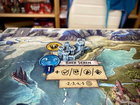 Stronghold miniature (#2) compatible with The Witcher Wild Hunt board game or others