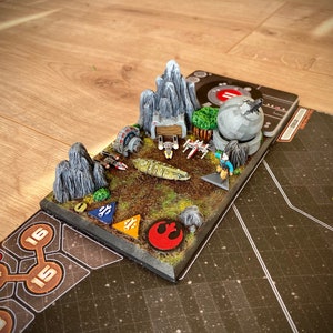 3D Rebel Outpost compatible with Rebellion Board Game