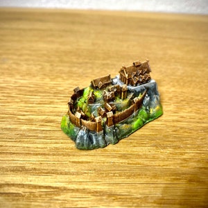Edo stronghold detailed 3D miniature fort board games like War of the Ring