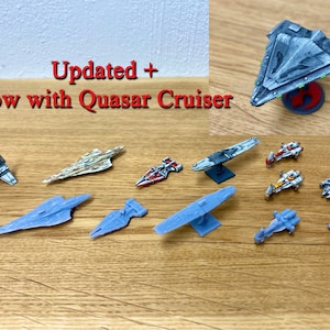 DIGITAL Starships compatible with Rebellion Board Game - Set #2