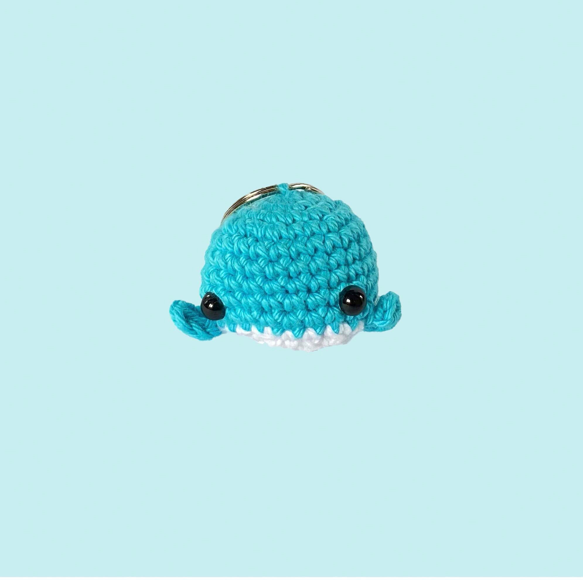 Charity Whale Keychain Whale Keyring Crochet Amigurumi Etsy