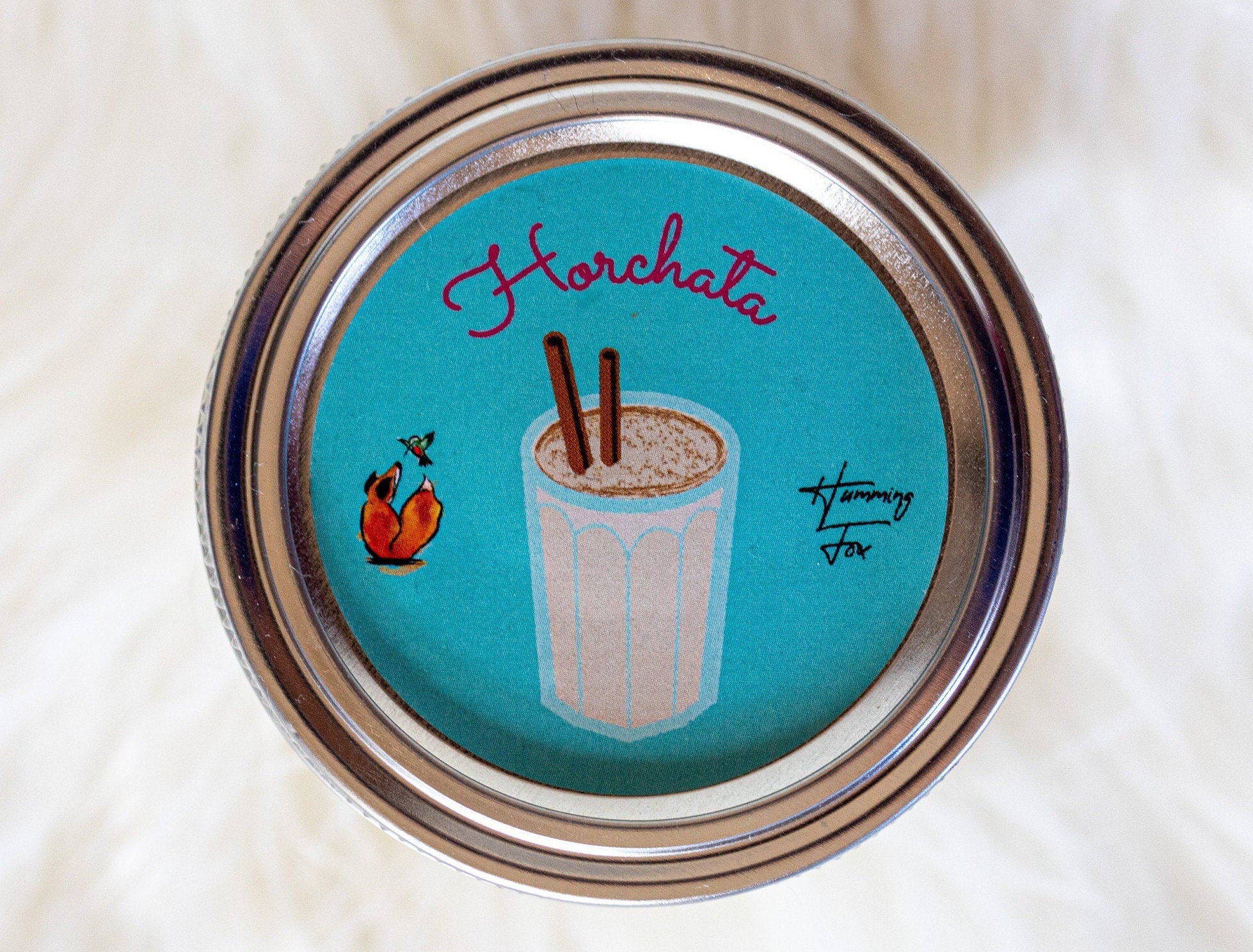 Horchata Candle Coconut Wax Candle Birthday Gift Crackling Etsy