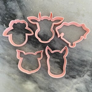 Farm animal pack Cookie / Fondant cutters