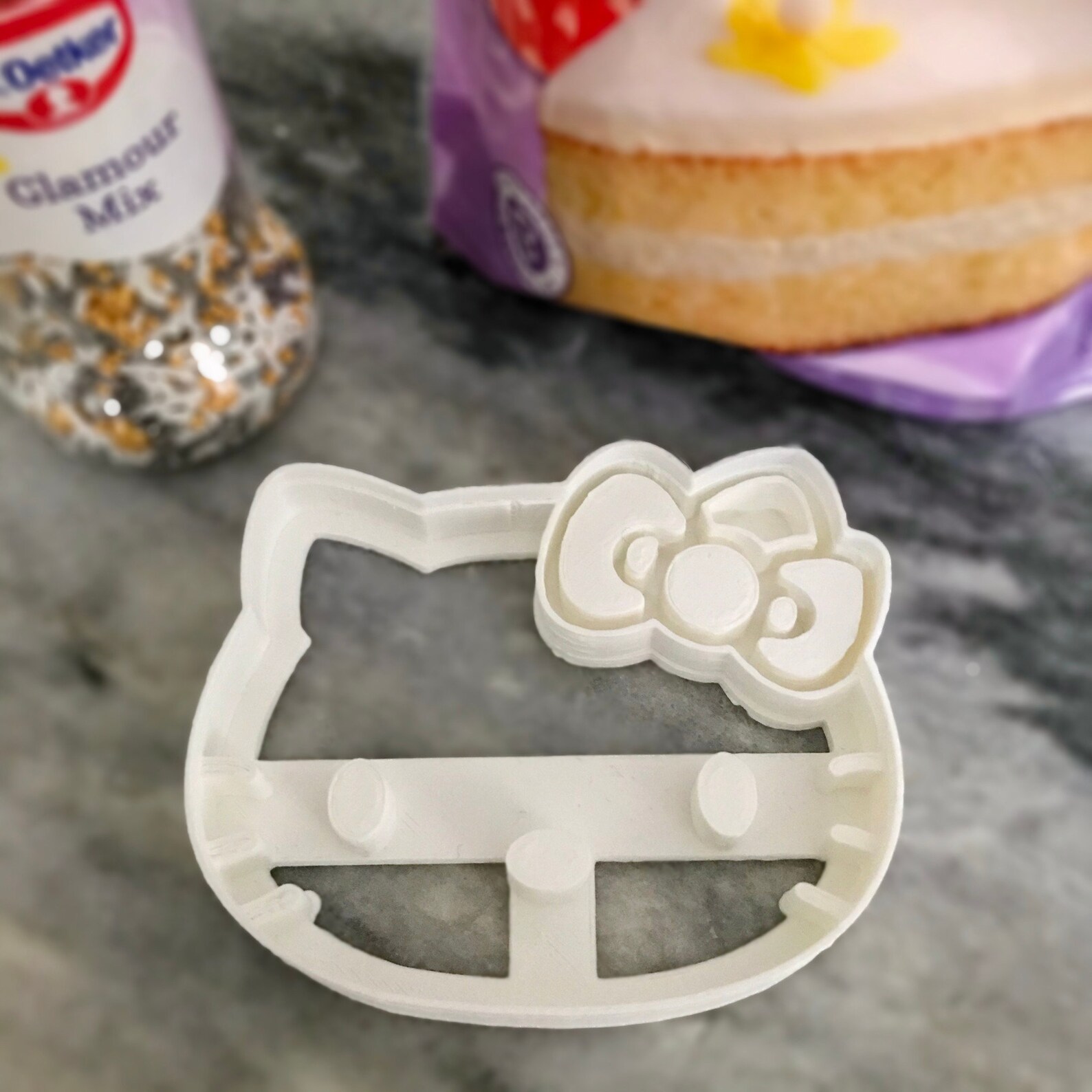 Hello Kitty Cookie / Fondant cutter Etsy