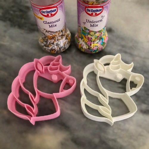 Unicorn Cookie Cutter From Mini to Large Polymer Clay Etsy