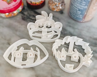 Set of 3 Dora Cookie / Fondant cutters