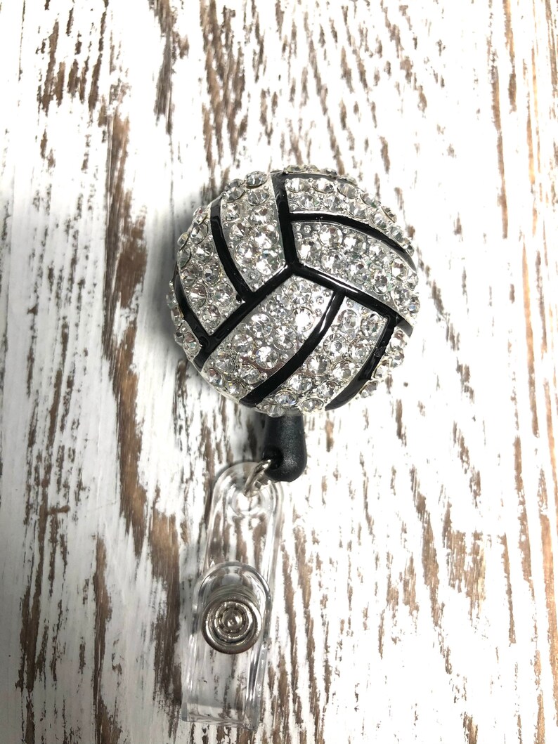 Volleyball badge reel