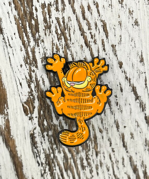 Garfield Enamel Pin Etsy