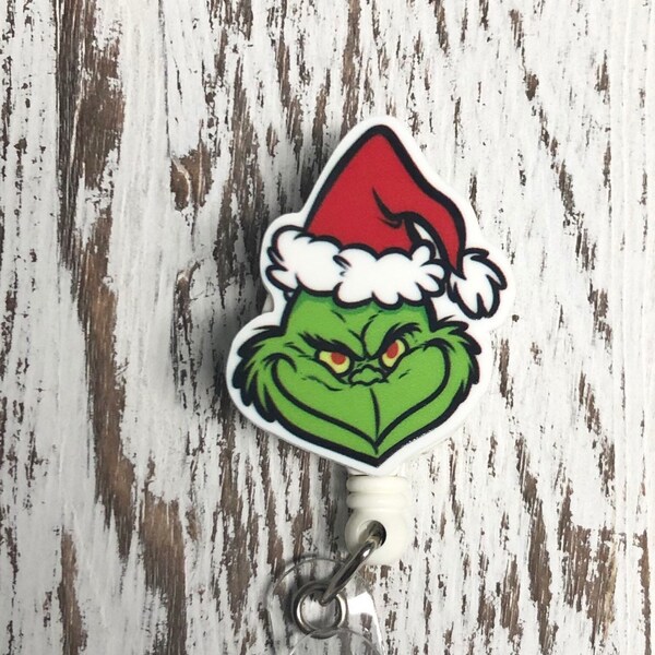 Grinch badge reel (MINI)