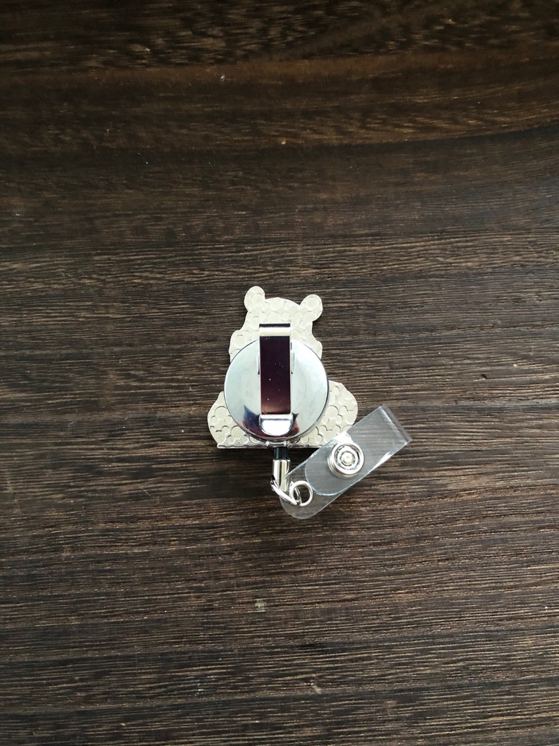 badge reel Winnie the Pooh with mask