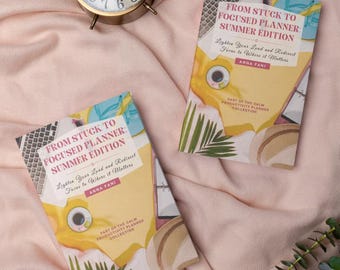 Planificador de productividad de verano de 90 días: Cuaderno de trabajo para la claridad mental (libro de bolsillo sin fecha)
