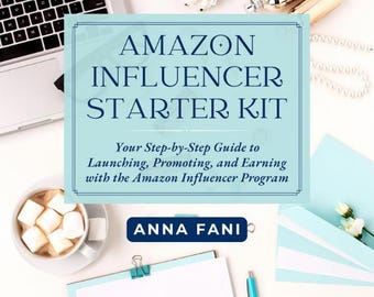 Kit de inicio para influencers de Amazon / Planificador de escaparates, calendario de promociones y plantillas / Marketing de afiliados (PDF para principiantes) (Edición 2025)