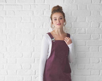 PDF Pinafore Dress Pattern, Simply Sewing Magazine, Dungaree Dress, Women's  Pinafore Dress 