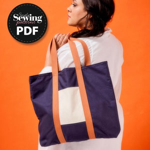 LARGE Classic Backpack Canvas Bag Sewing Pattern Bag PDF Pattern One Size Etsy