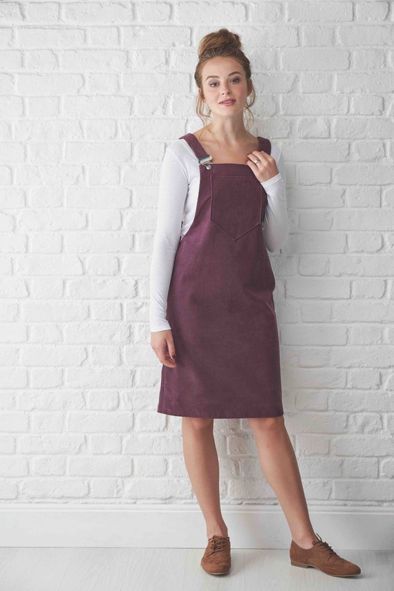 Ladies pinafore top dresses uk
