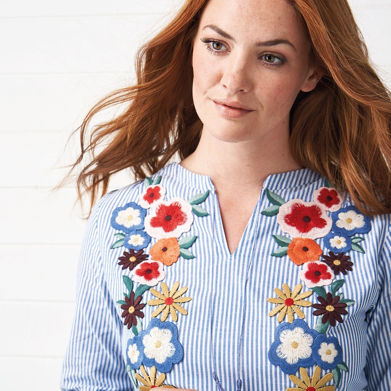 PDF Boho Dress Pattern, Aisling Dress, Gathered Dress Pattern, Tassel