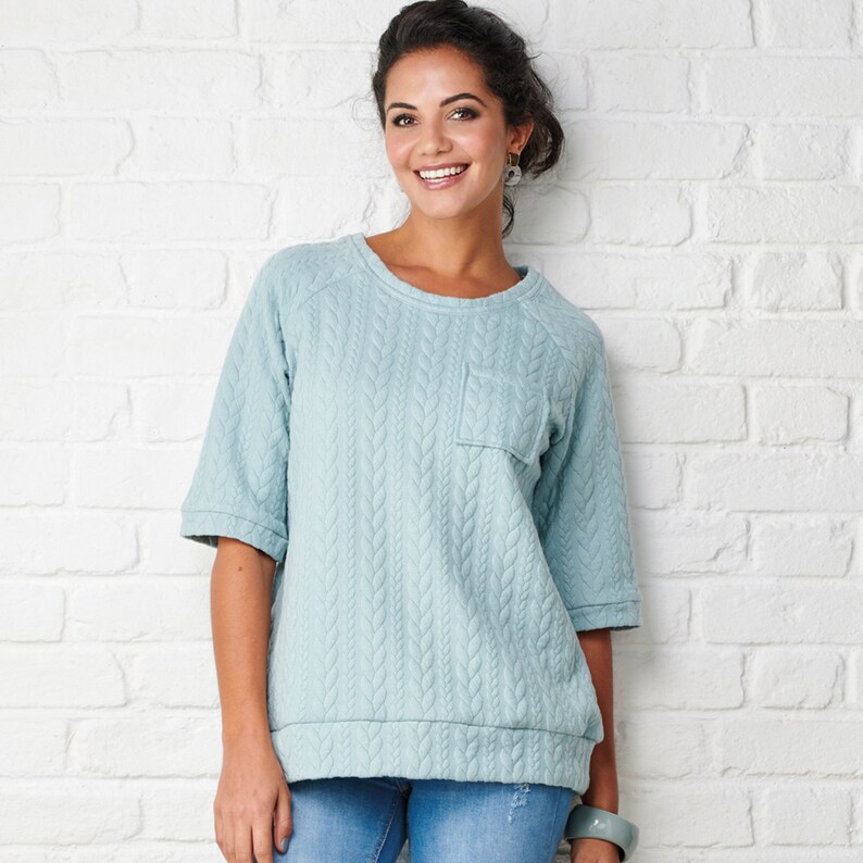 Jumper Sewing Pattern Jodie Jumper Simply Sewing Raglan Etsy UK