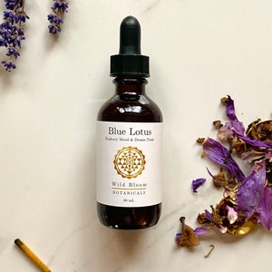 Blue Lotus Tincture / Alcohol-Free Blue Lotus Extract / Blue Water Lily / Nymphaea Caerulea / Dream Herb / Lucid Dream Herb / Magic Herb