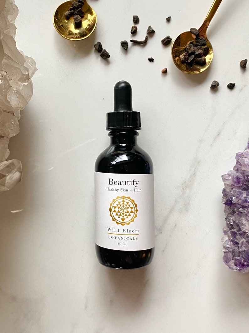 Beauty Tincture / Hair Growth / Herbs for Hair Etsy