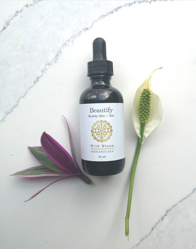 Beauty Tincture / Hair Growth / Herbs For Hair Etsy