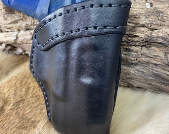 Handgefertigter Springfield Hellcat Holster aus Leder, verdeckte Trageweise