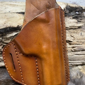 OWB Leather Holster for Beretta 92, Pancake Style Holster, Concealed Carry, Custom Leather Holster, OWB Pancake Holster for Beretta 92/M9