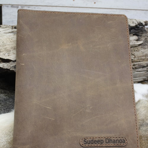 Leather Legal Pad Portfolio / Personalized Leather Legal Size Etsy