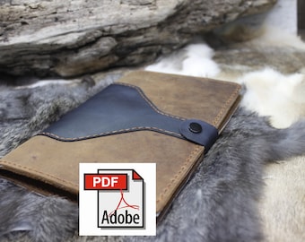 Leder Mini Heftung Mappe PDF Muster (herunterladbar)