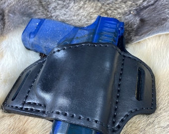Leather Quick Draw Holster for Glock 19, Leather Holster, OWB Holster for Glock, OWB Carry, Concealed Carry