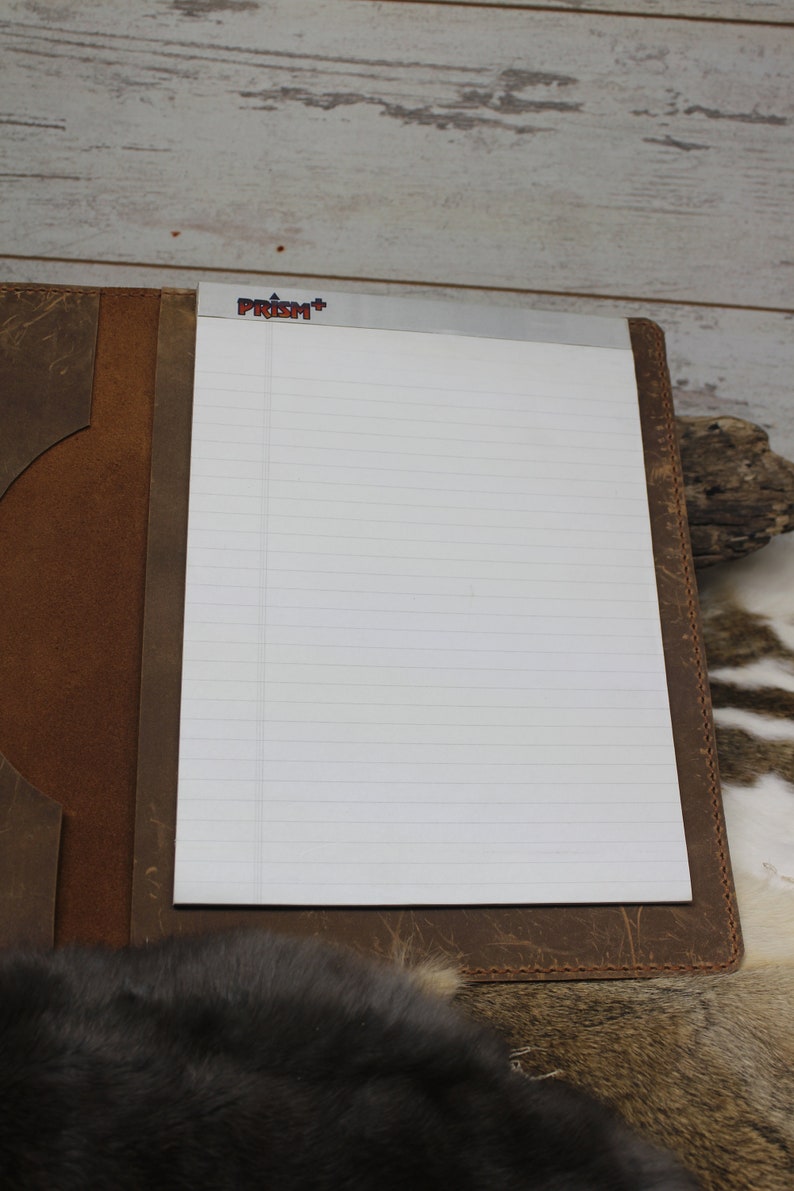 Legal Pad Leather Portfolio PDF Pattern Notebook Portfolio Etsy