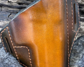 Leather Holster for Glock 19, Leather Holster, OWB  No Sweat Guard Holster for Glock, OWB Carry, Concealed Carry