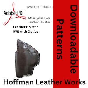 Leren digibordpatroon voor Sig Sauer P365 X-Macro met rode stip-optiek