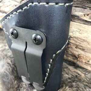 IWB Leather Holster with Monoblock Clip for Kahr P380