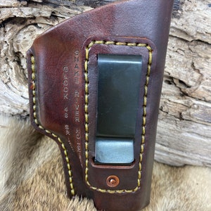 IWB Leather Holster for Walther PPk, IWB Holster, Appendix Carry, Waistband Holster, Walther PPk