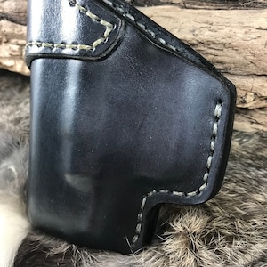 IWB Leather Holster with Monoblock Clip for Walther CCP
