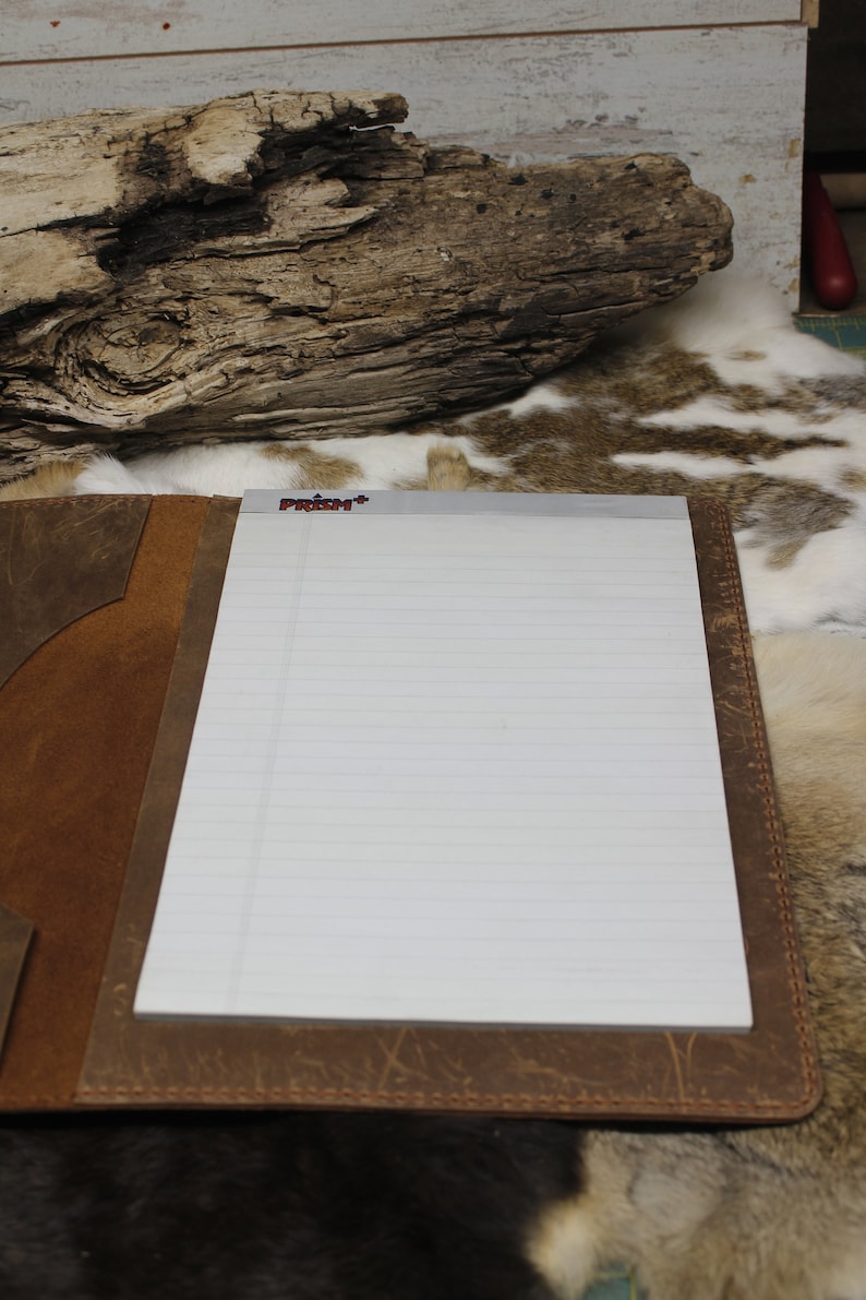 Legal Pad Leather Portfolio PDF Pattern Notebook Portfolio Etsy