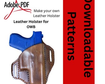 1911 Lederhalfter Schnittmuster (PDF Download)
