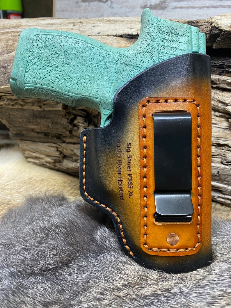 IWB Leather Holster for Sig Sauer P365XL. Concealed Carry Etsy India