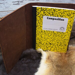 Lederkomposition Notizbuch, Notizbuch-Portfolio, PDF-Muster zum Downloaden Bild 5